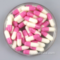 Nouveau type de capsules de pilules vides mélangées rose